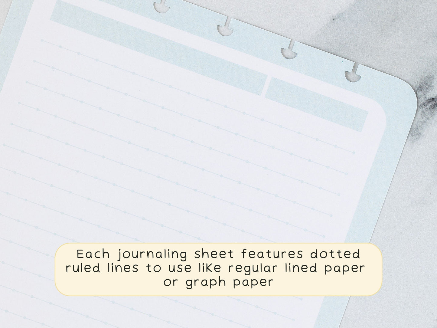 Journaling Inserts - Ruled/Blank Sheets