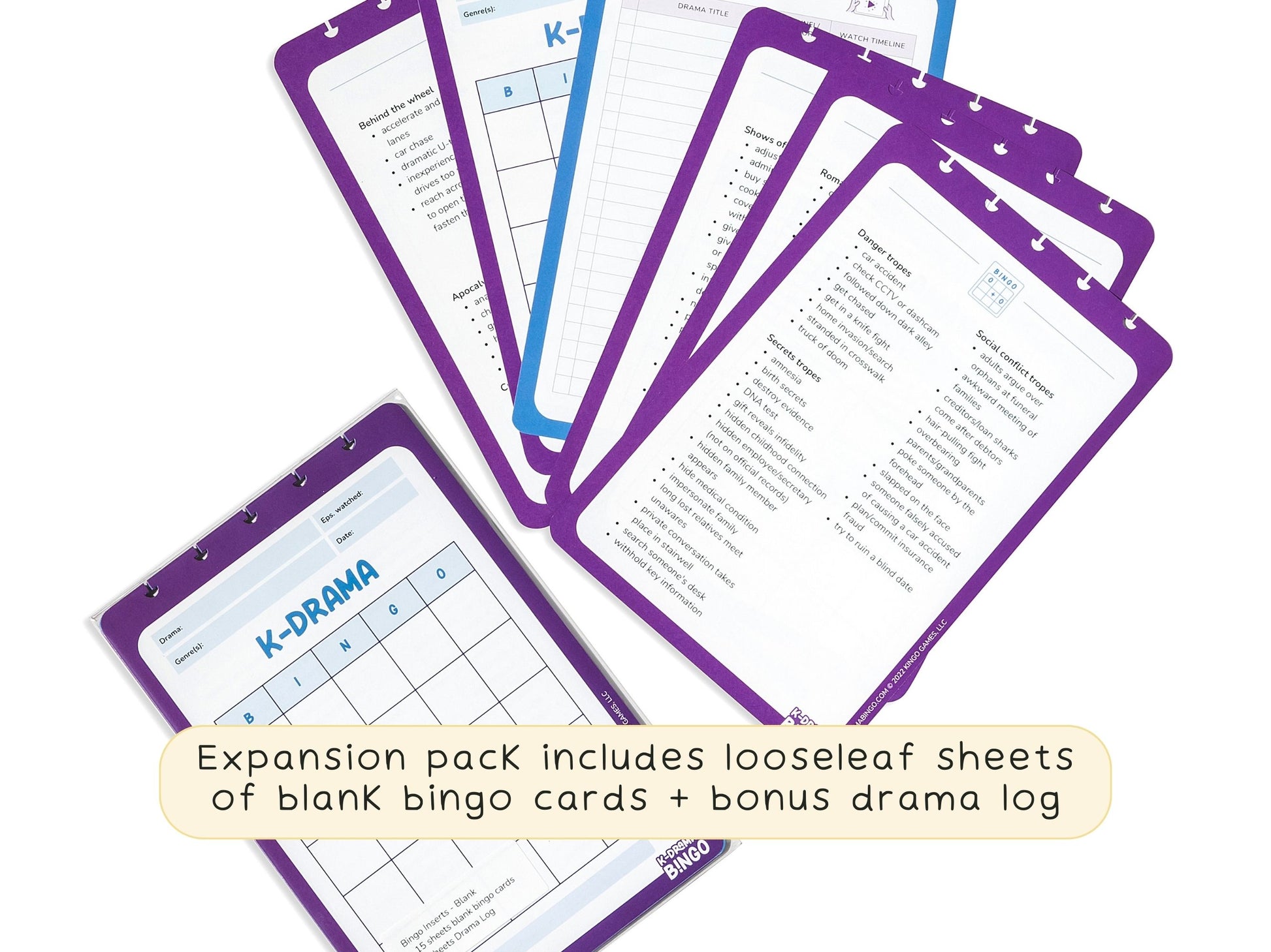 Bingo Inserts - Blank