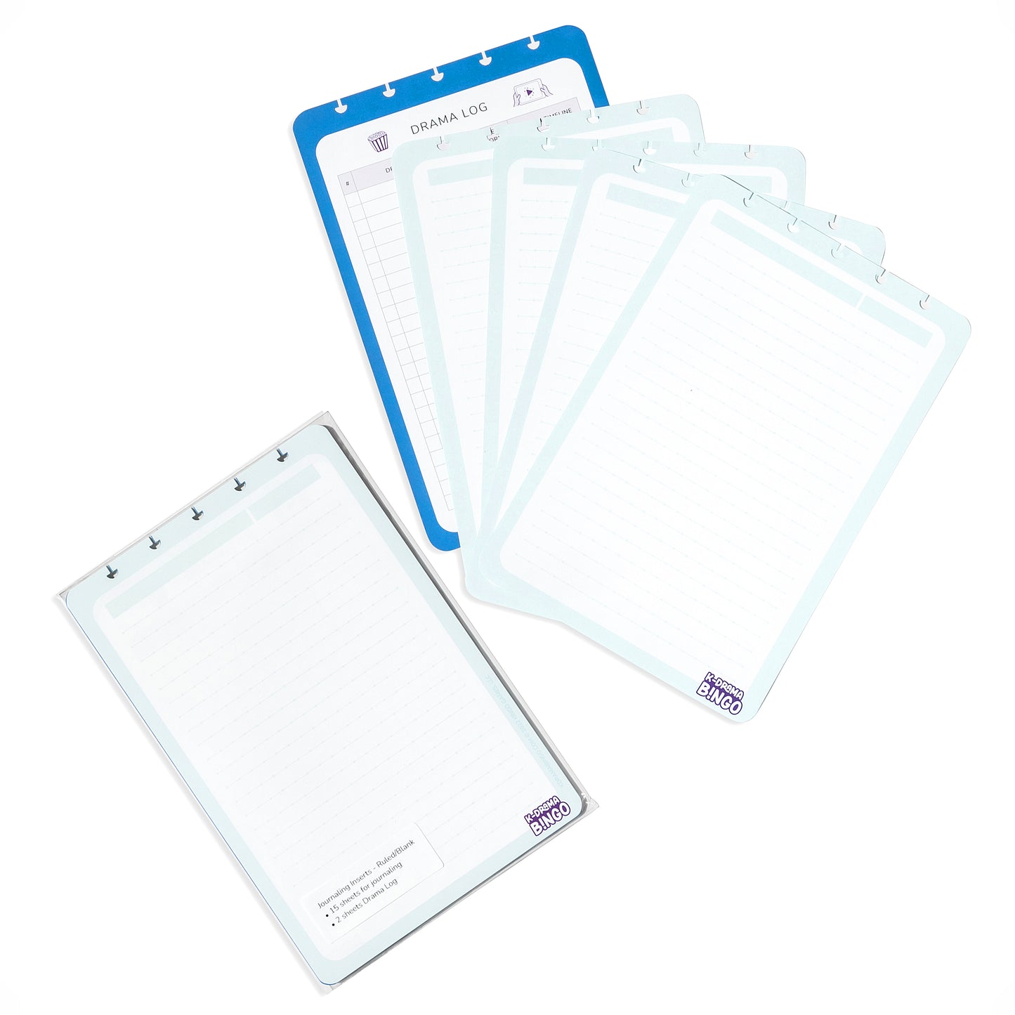 Journaling Inserts - Ruled/Blank Sheets